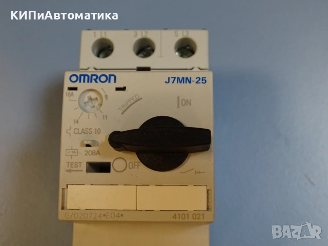 моторна защита Omron J7MN-25-16 Motor protection circuit breaker 11-16A, снимка 3 - Резервни части за машини - 54525527