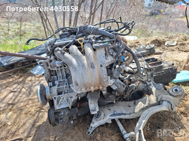 Продавам двигател със скорости Ауди а4 б5 1.8 125, снимка 2 - Части - 54111003