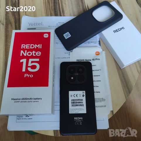 Продавам Xiaomi Redmi note 15 pro black, снимка 2 - Xiaomi - 54896844