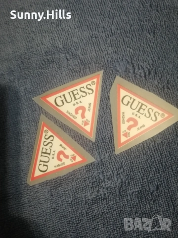 Стикери за дрехи Guess - лого - поставяне с ютия, снимка 2 - Други - 54399535