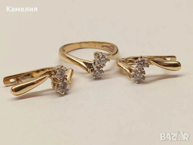 Руско злато , снимка 2 - Бижутерийни комплекти - 54004779