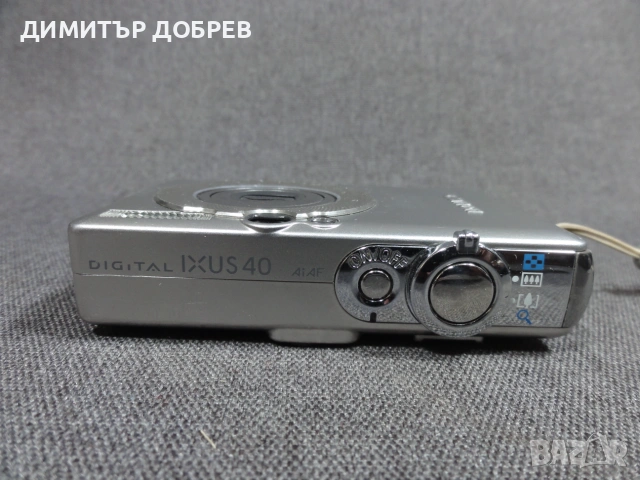 ЦИФРОВ ФОТОАПАРАТ CANON DIGITAL IXUS 40 DIGITAL 4.0MP CCD DIGITAL CAMERA Y2K RETRO DIGICAM , снимка 6 - Фотоапарати - 55092577