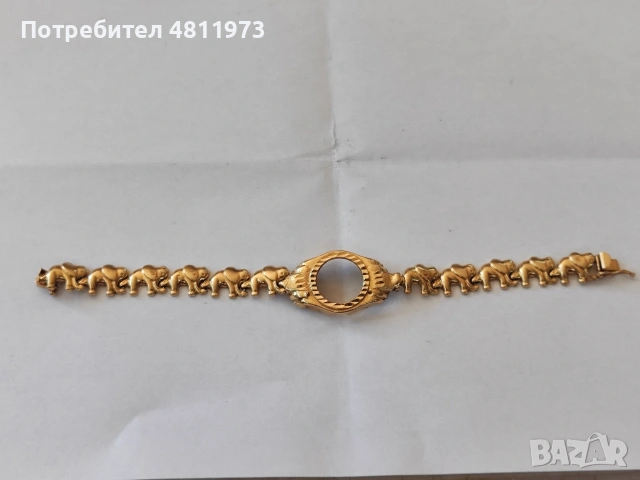 Златна гривна за часовник 10 карата