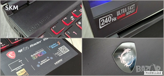 RTX 2070 | 240Hz IPS | i7 | Dynaudio | 512GB | 16 RAM | MSI GE65 Raider мси райдер лаптоп laptop gam, снимка 9 - Лаптопи за игри - 54996435