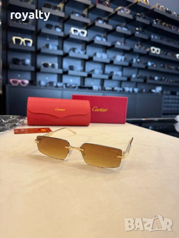 Cartier Нови Дамски Слънчеви Очила с Кутия Различни Цветове, снимка 5 - Слънчеви и диоптрични очила - 54626849