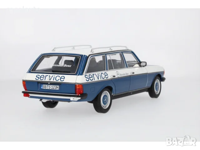 B66040720,умален модел,die-cast Mercedes Benz 200 T-Modell,S123(1980-1985),Servicewagen,1:18, снимка 4 - Колекции - 55458418