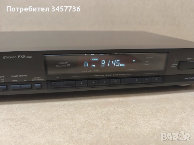 Стерео Тунер Technics ST-G470 PSX cap. Class AA Като нов , снимка 4 - Ресийвъри, усилватели, смесителни пултове - 55090345
