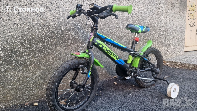 Детско колело MBM Rockstar 14" с помощни гуми, снимка 3 - Велосипеди - 54696526