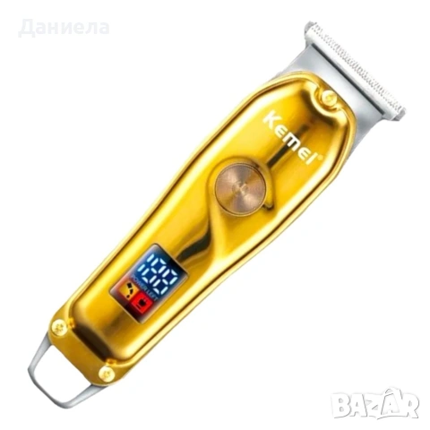 Безжичен тример и машинка за подстригване Kemei с LCD дисплей и USB зареждане, снимка 8 - Други стоки за дома - 54696080