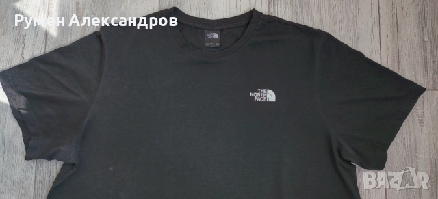 Оригинална черна мъжка тениска THE NORTH FACE размер XXL, снимка 3 - Тениски - 54099228