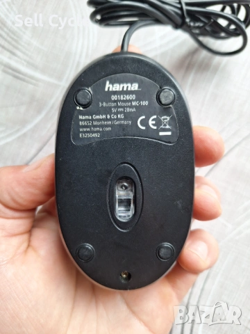 ✅МИШКА ЗА КОМПЮТЪР - HAMA❗, снимка 2 - Клавиатури и мишки - 54754456