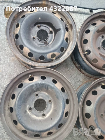 Железни джанти 14"  4х108 Пежо 206 / Peugeot 206, снимка 3 - Гуми и джанти - 54678206