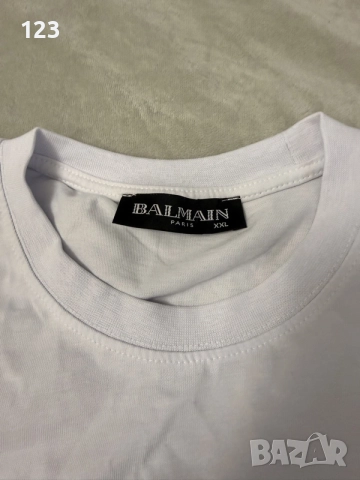 Нова мъжка тениска Balmain, снимка 6 - Тениски - 55420352
