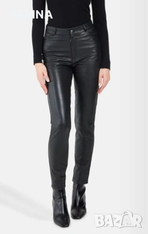 Кожен панталон- подарък ботуши 