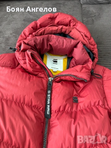 Яке G-Star Whistler Hooded Puffer с гъши пух ХС, снимка 2 - Якета - 54891140