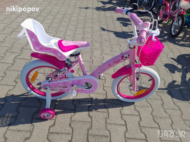 X Детски велосипед 16" PUPPY розов, снимка 3 - Велосипеди - 54395144