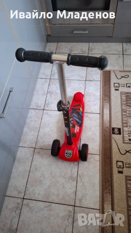 Детска тротинетка Kikkaride, червена, снимка 2 - Ролери, кънки - 54179346