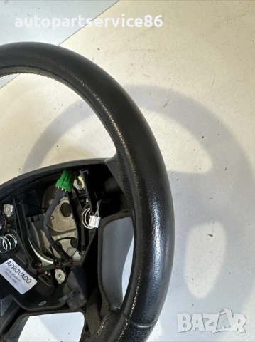 Волан от черна кожа за Volvo XC90 D5 2.4D 185HP (2007) 30776426, снимка 3 - Части - 54146246