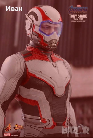 Хот Тойс / Hot Toys Tony Stark Team Suit MMS537, снимка 9 - Колекции - 55252876