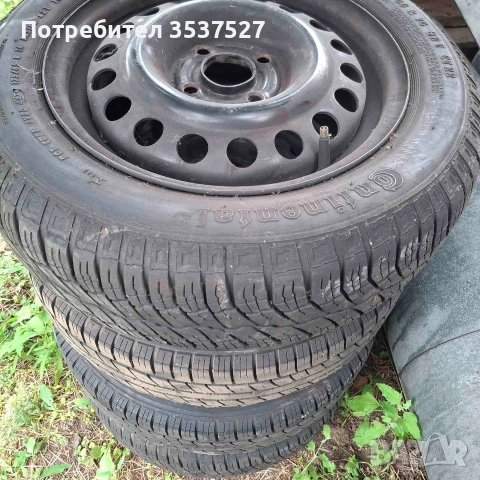4 бр гуми с джанти за опел