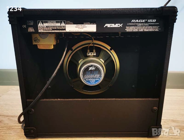 Моделиращ усилвател за китара - кубе Peavey Transtube Rage 158, снимка 3 - Китари - 54307016