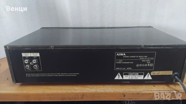 AIWA F350 касетен дек, снимка 7 - Декове - 55133361