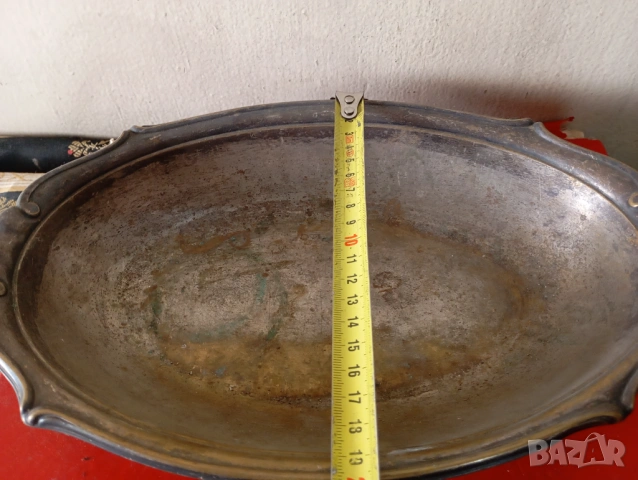 Стара посребрена купа,фруктиера, снимка 3 - Други ценни предмети - 54286318