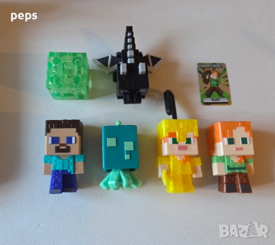 Фигурки на майнкрафт от киндер джой