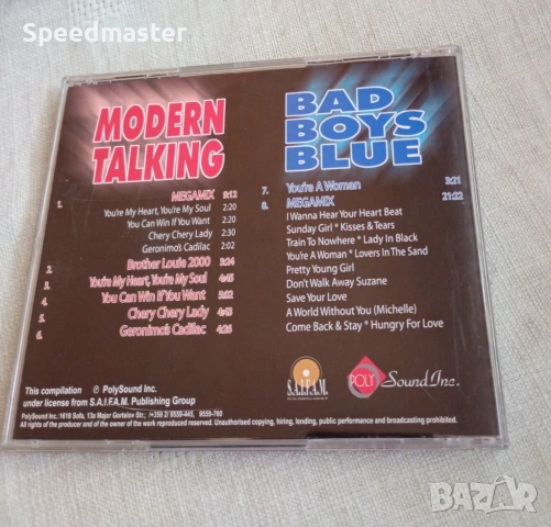 Modern Talking VS Bad Boys Blue, снимка 4 - CD дискове - 54729268