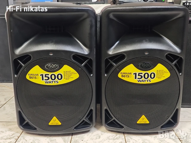 активни професионални стерео тонколони 15 инча BEHRINGER EUROLIVE B615D