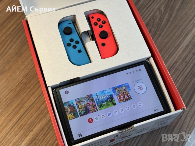 Nintendo Switch Oled с поставен чип, снимка 2 - Nintendo конзоли - 55196242