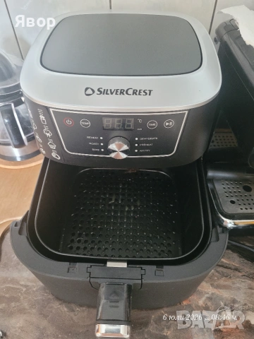 Airfryer-закупен  от Лидл голям вариант с 6.7  литра  2150 W  , снимка 7 - Фритюрници - 55221964