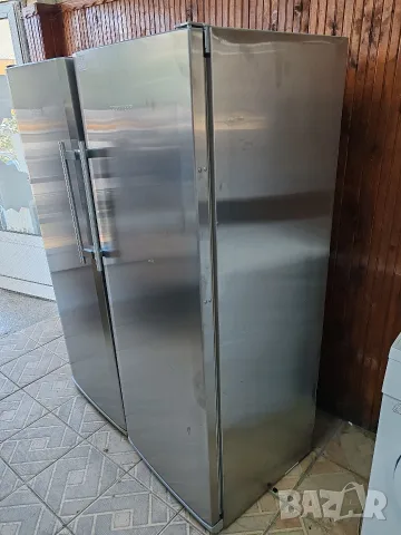 Комплект иноксови хладилник и фризез Liebherr A +++ Made in Germany No Frost 2 години гаранция! , снимка 11 - Хладилници - 55482045