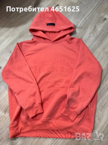 Essentials fear of god coral