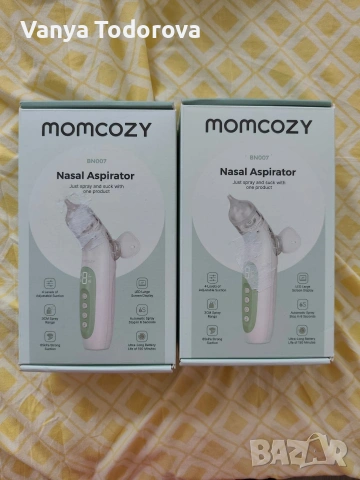 Аспиратор за нос с функция спрей 2в1 Momcozy