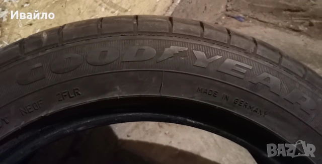 Продавам 2 броя летни гуми 205.55.16 на 1 сезон дот 2021 Goodyear , снимка 4 - Гуми и джанти - 54429540