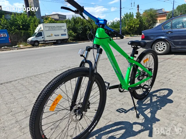 BG Алуминиев велосипед 26" JUMP hdb зелен, снимка 7 - Велосипеди - 55439897