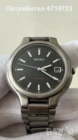 Seiko Titanium Quartz 7N42-8100 , снимка 2 - Мъжки - 55547344
