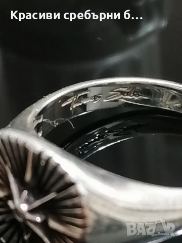 Сребърен пръстен Thomas Sabo , снимка 3 - Пръстени - 54622696