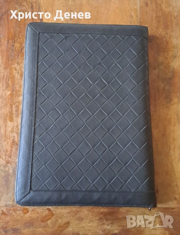 папка луксозна за документи с цип дизайнерска на квадрати естествена кожа А4 внос от Германия, снимка 11 - Ученически пособия, канцеларски материали - 54139610