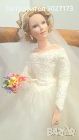 Порцеланова кукла булка Spring Promise Wedding Bride Doll на Ashton Drake , снимка 2 - Колекции - 55568444