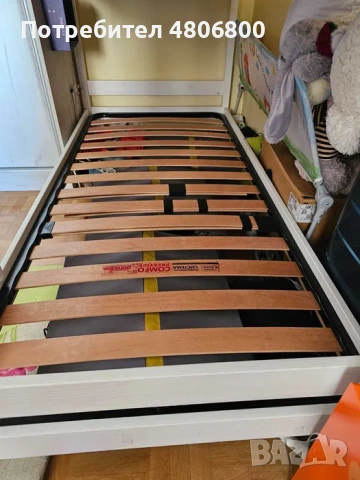 Двуетажно легло с матрак, снимка 3 - Спални и легла - 54326016