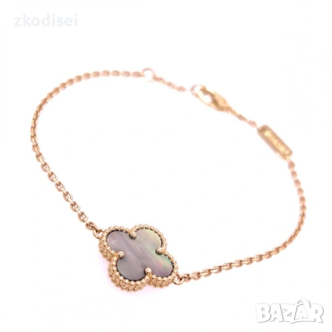 Златна дамска гривна Van Cleef 3,75гр. 17,5см. 14кр. проба:585 модел:37802-1, снимка 2 - Гривни - 54781139