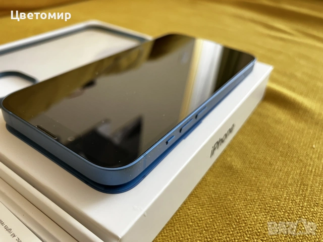 iPhone 13 Blue 256gb безупречен, снимка 3 - Apple iPhone - 55262888
