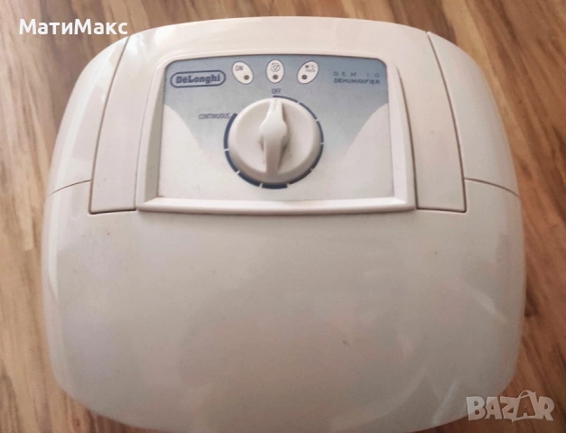 Влагоабсорбатор DeLonghi 10л. / 24ч., снимка 3 - Влагоабсорбатори и влагоуловители - 54687524