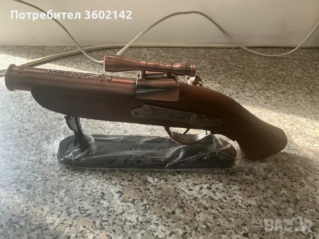 Пистолет запалка по старинен модел от 1700г., снимка 2 - Запалки - 55425704