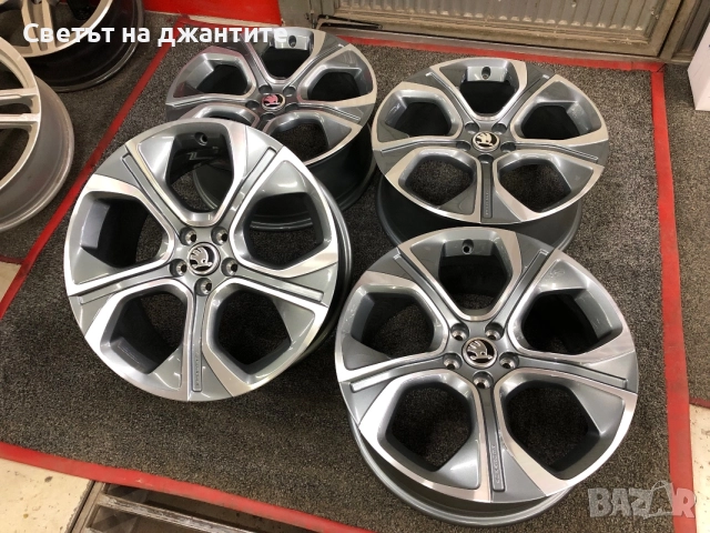 Джанти 18 Цола 5х100 VW T-Roc Tiago Skoda Scala Kamiq Audi A1 Нови Оригинални, снимка 4 - Гуми и джанти - 54968463