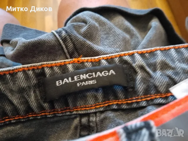 баленсиага къси женски шорти в ханша 34см и отг.додолу 32см 98 пр.памук и 2 пр.еластан, снимка 5 - Дънки - 55422656