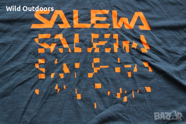 Резервирана! SALEWA - мъжка спортна тениска, размер 50 (L), снимка 2 - Спортни дрехи, екипи - 54539532