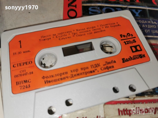 ФОЛКЛОРЕН ХОР-БАЛКАНТОН 2505261907H2E6R, снимка 8 - Аудио касети - 54670744